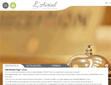 Tablet Screenshot of hotelairial.com